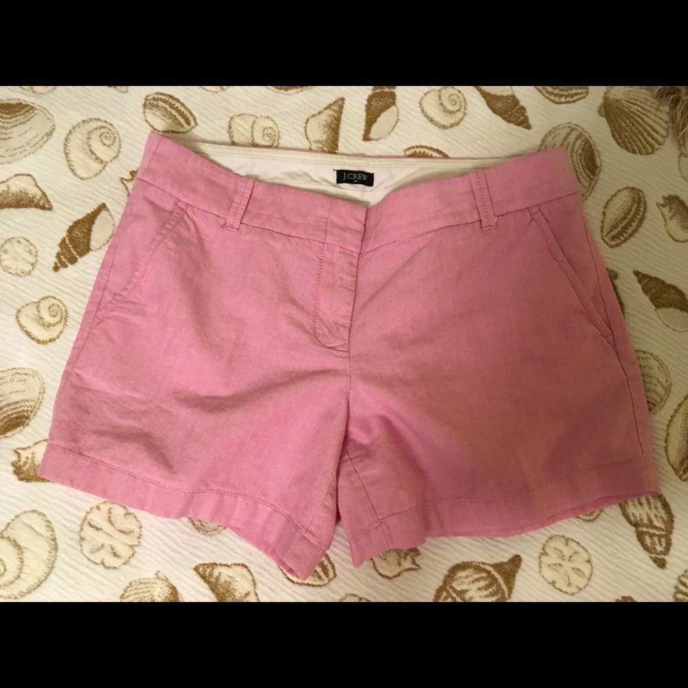 Pink j.crew shorts